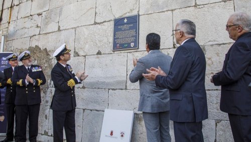 Falklands 40th Anniversary Plaque Unveiling